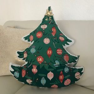 *SOLD* Advent Calendar Tree Pillow